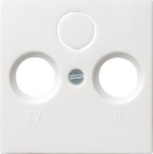 Gira inzetplaat 2x coax + satelliet ZWM 086927